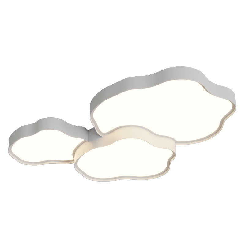 客厅灯2022年新款白色云朵房间灯创意现代简约大气大厅主灯吸顶灯