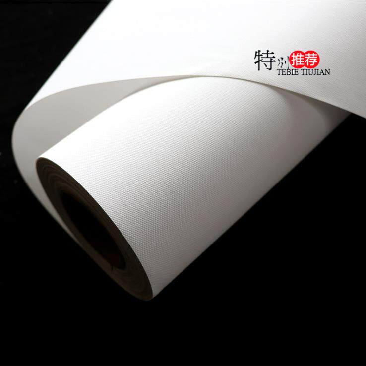 写真化纤布水性亚光防水化纤布化纤油画布防水油画布1.27*30米