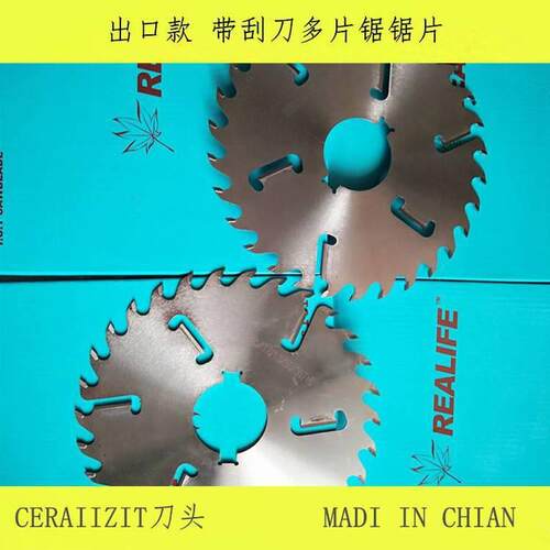 广东富豪多片锯设备平板和带刮刀方木锯锯片四川青城DM05多片锯超