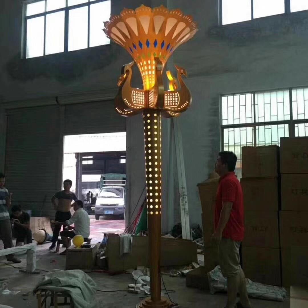 艾乐壹迪户外孔雀景观灯led异形庭院灯园林道路广场路灯杆防水