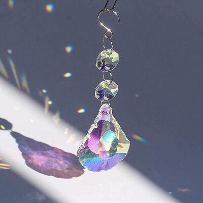 Suncatcher Crystal Hanging Sunshine Prism Garden Dazzling