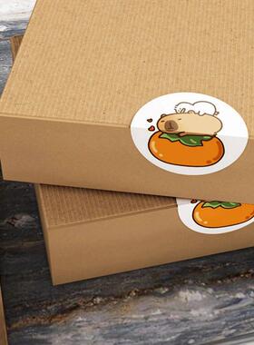 500pcs/Roll Cute Capybara Sticker Waterproof Graffiti Aesthe
