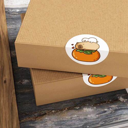 500pcs/Roll Cute Capybara Sticker Waterproof Graffiti Aesthe