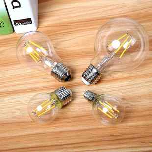 爱迪生led灯泡爱迪生螺口E27复古灯泡LED灯丝灯仿钨丝透明e14装饰