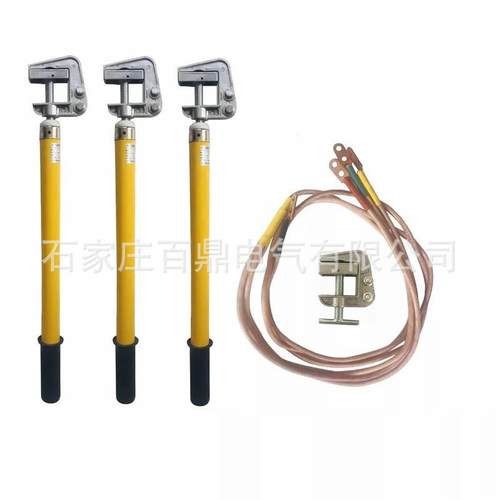 0.5米螺旋挂钩型地线 接无品牌/地棒10v 3米主线分叉k线1米*3接根