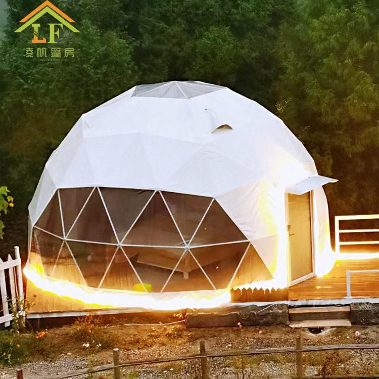 广州凌帆篷房科技有限公司热销户外球形星空帐篷直径6米酒店帐篷