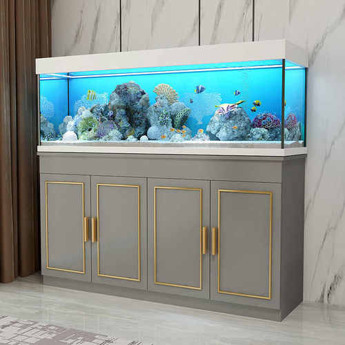 鱼缸底柜轻奢客厅家用隔断架子底座柜子水族箱承重大中小型可订