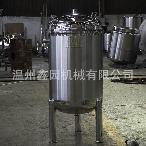 供应单层立式食品级小型100L储罐不锈钢压力储罐厂家加工定制