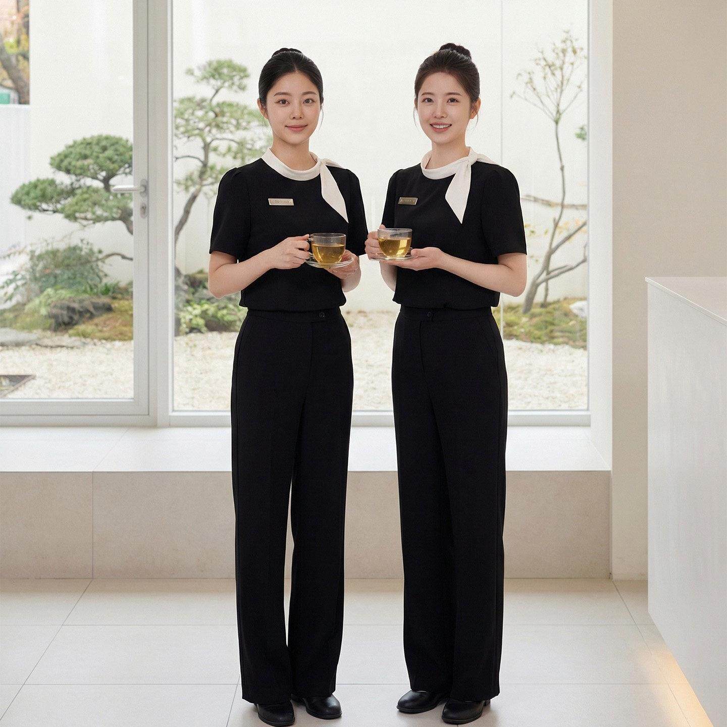 美容师工作服女美容院高端养生馆专用前台医美工作制服春夏足浴店图片