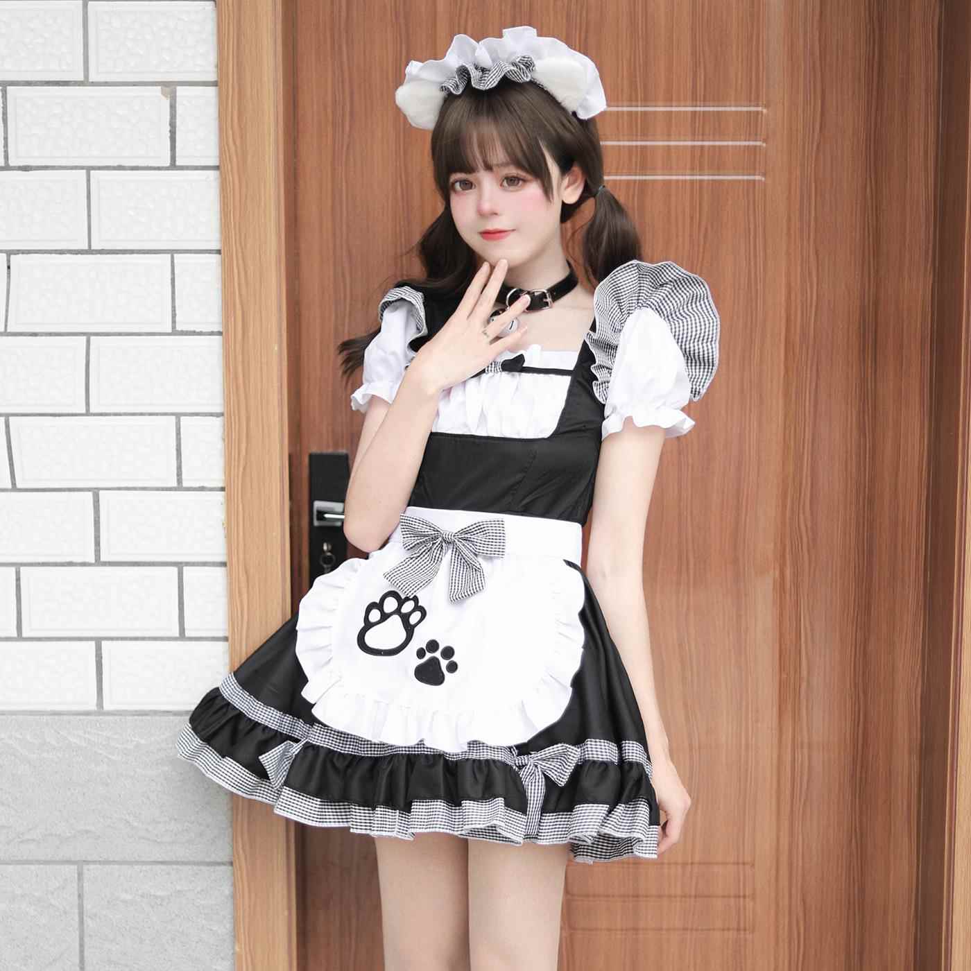 女仆装cos可爱女佣女装大佬lolita连衣裙二次元洛丽塔cosplay服装