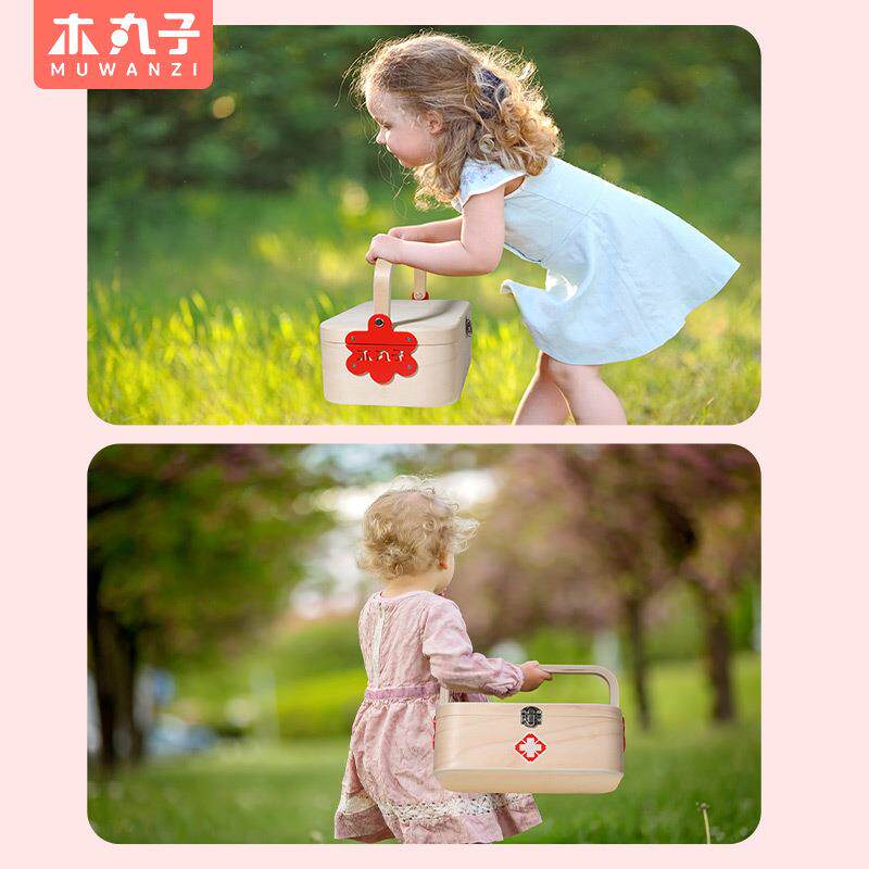 家木制儿童过家小小医生玩具仿医真护女孩角色士321扮演生玩具36