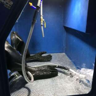 混手动湿细式 喷砂机玻璃钢水砂合喷砂精密机工件沙专用液XBH9070