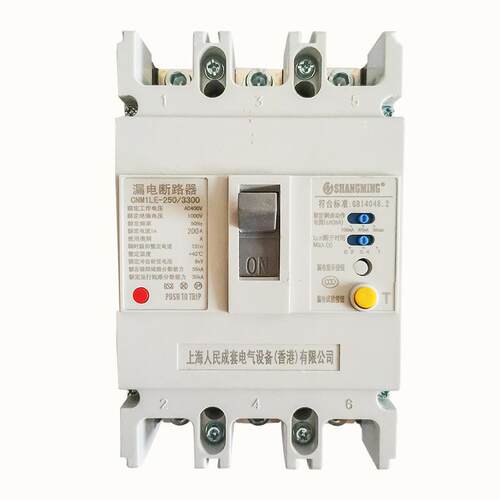 M上海人JCG民漏电2断路器C1LE-100160A50A3P漏保空气A开关安全防