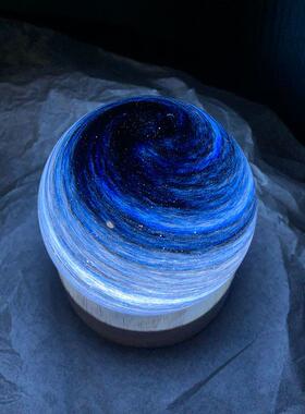 「左耳说」星球灯水晶球桌面摆件星空夜灯男女生小众高级生日礼物