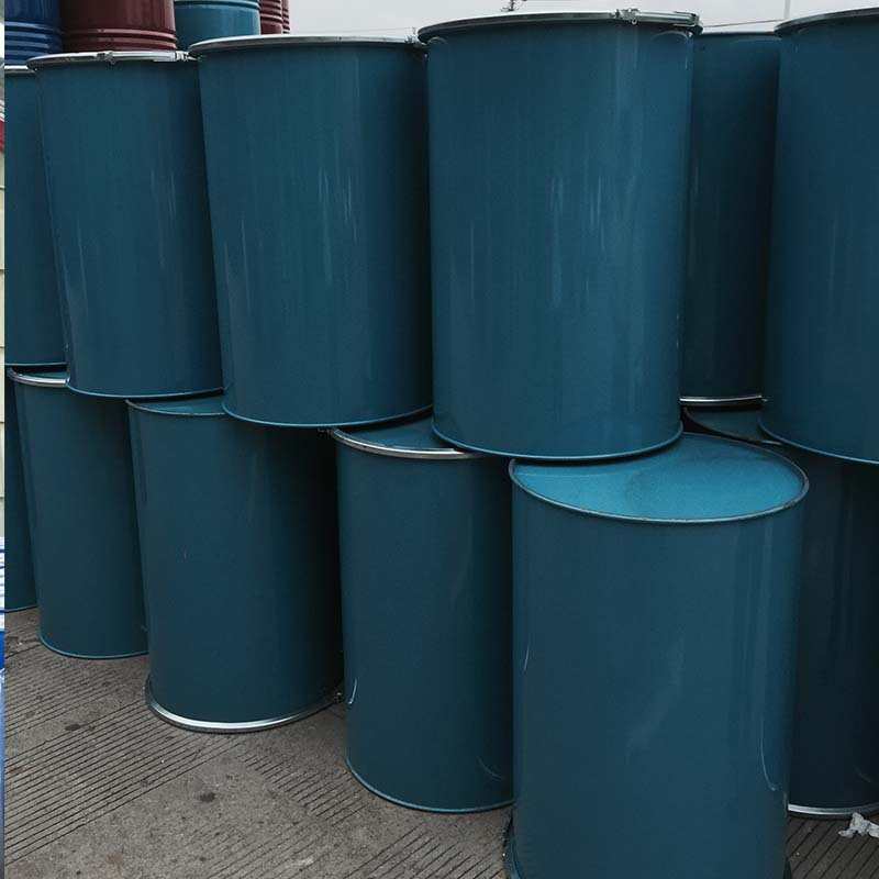 200升铁桶大开口化工桶硅胶油墨直身卡箍铁桶