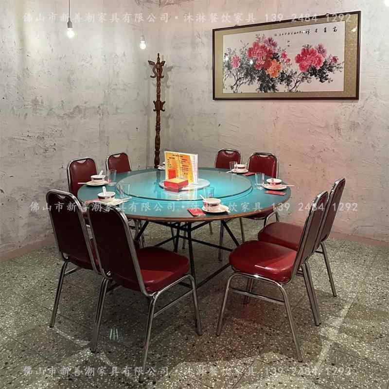 工业风大排档商用港风桌椅组合烧烤店桌子包厢茶市井风靠背餐椅