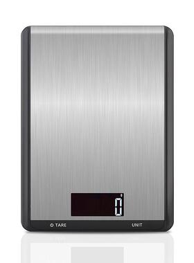 厂薄家直供10平kg电厨房秤 超防水子不锈钢ZIR板食物称 家用厨房