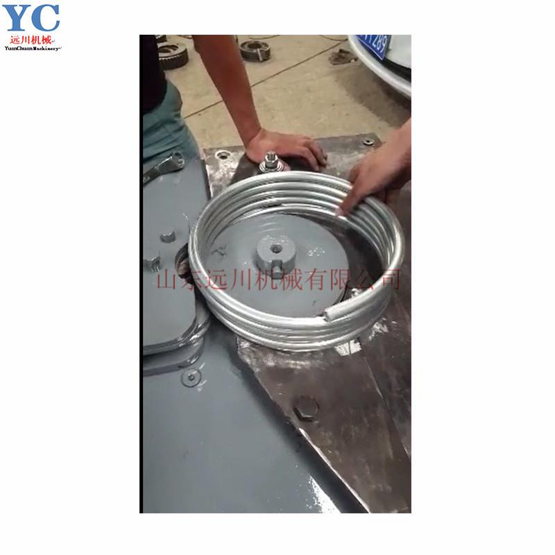 不锈钢管螺旋打圈机 钢管弹簧状卷圆机 铁管铜管卷圆机方管打圈机
