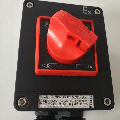 防爆防腐转换开关 -X350 NZC81-A2D2L BLX51