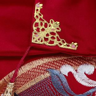 结婚包袱皮嫁妆新娘陪嫁套装创意喜盆包裹布红包袱布婚庆用品大全