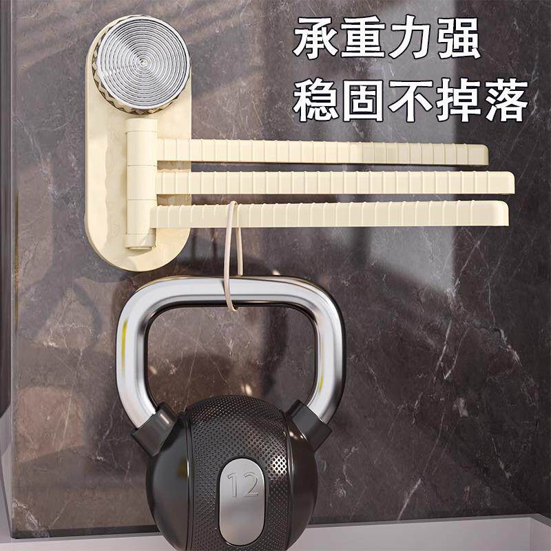 浴室厨房挂钩粘钩免打孔卫生间挂钩强力一排壁挂式无痕排钩毛巾架