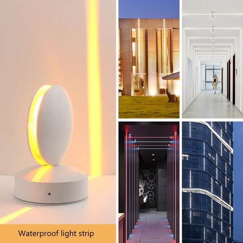 1-4pcs LED Wall Lamps Windows Sill Lights Warm White Light H