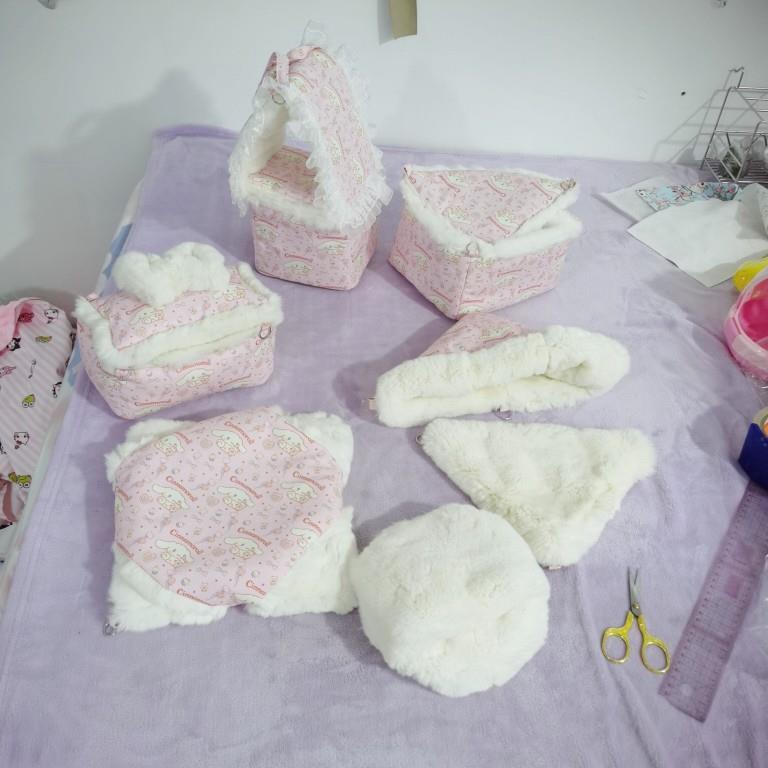 真獭兔毛蜜袋鼯用品冬款全套睡窝蜜袋鼬松鼠花枝鼠笼子窝吊床刺猬