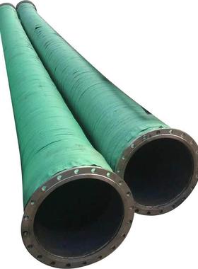 管泥- 管挖泥850mmdn300径黑胶用胶管船用清淤法兰橡胶钢丝大口