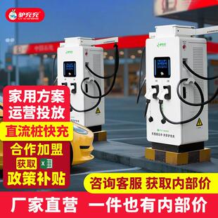 新能源电动汽车直流充电桩60kW/120kW双枪快充商用共享充电站
