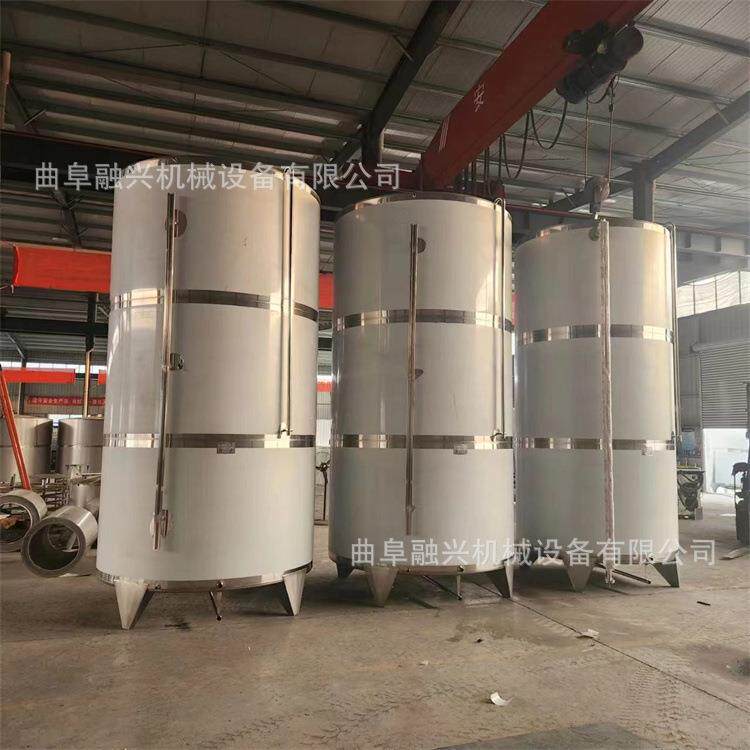 15吨不锈钢储存罐20吨圆椎型立式白钢罐卧式运输罐不锈钢酒罐