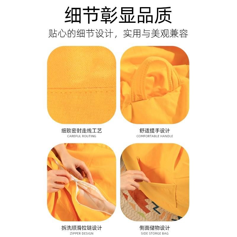 网红懒人沙发榻榻米豆袋可躺可睡小户型卧室阳台飘窗休闲座椅子单