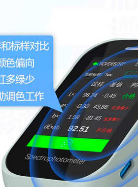 彩谱CS410/CS420/CS422手持小分光测色仪颜色色差检测专用色差计