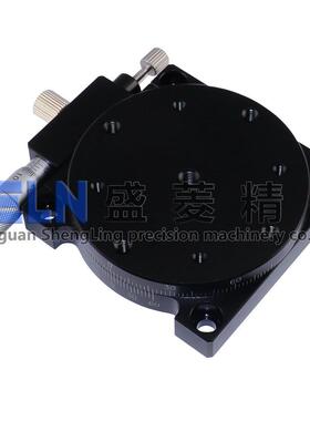 供应R轴RS60-L千分尺旋钮精密微调旋转滑台手动角度调整位移平台