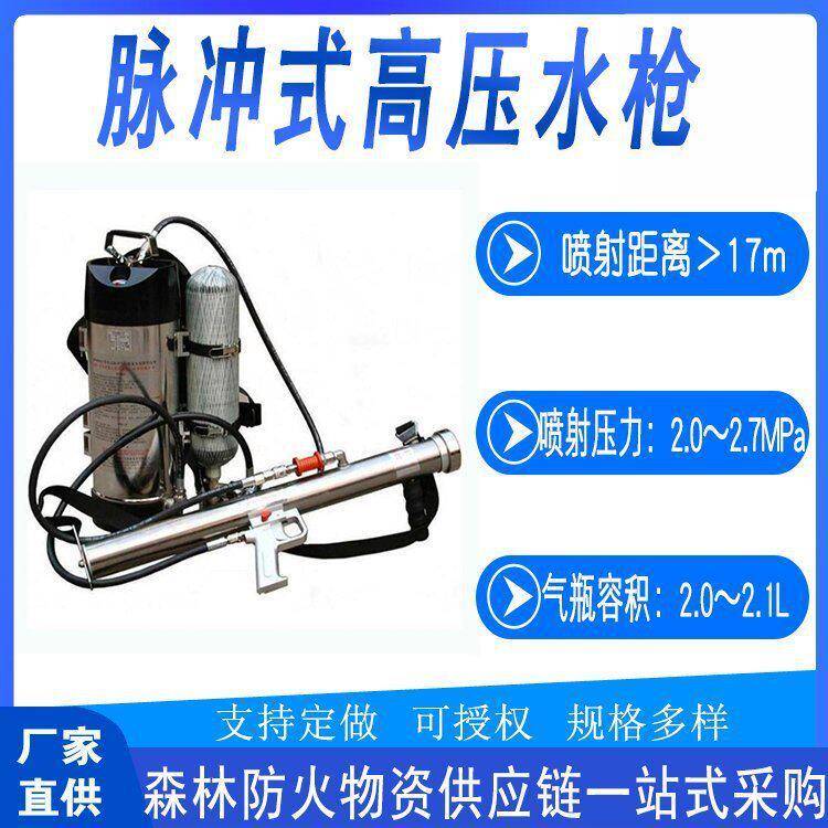QWMB12消防脉冲式压水炮应急救援灭火装置移动式直流喷雾水枪