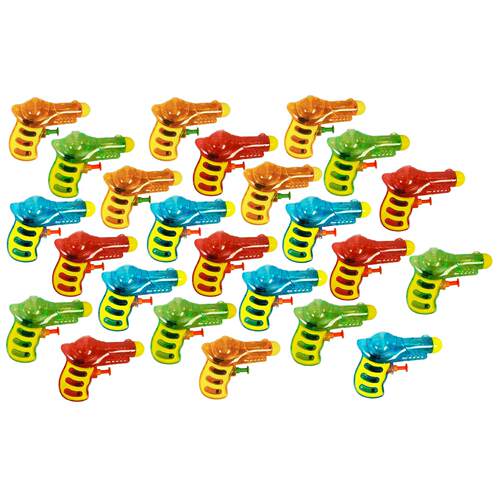 12 or 24 Colorful Water Squirt Guns Fun Plastic Party跨境