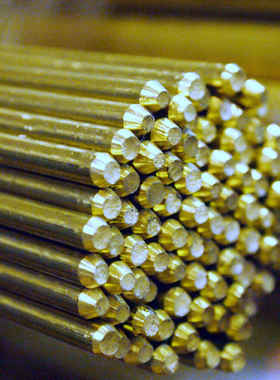 CuZn39Pb3铅黄铜棒 CW614N铅黄铜板 易车削黄铜排 六角棒 铜管