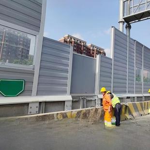 高速公路高架桥声屏障工厂空调外机隔音屏机器冷却塔小区隔音墙