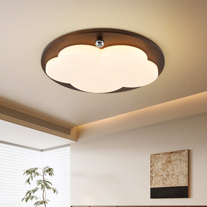 家装餐厅灯灯护眼儿童灯吸顶灯卧室中古云朵灯饰房复客厅古风中山