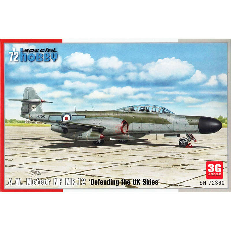 3G模型 Special Hobby SH72360 A.W. Meteor NF MK.12 流星夜战型