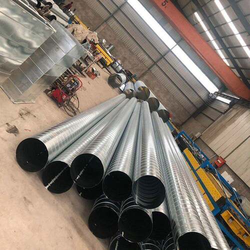 海镀MAGA-102螺锌旋风管不锈钢管排烟风珠管圆形镀锌风管恒辉风厂