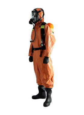 半封闭防化服FHIIC桔色XF770-2008GB24539-2021二级防护服亚飞