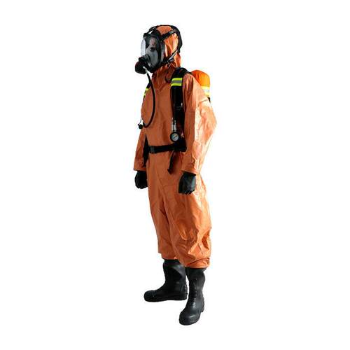 半封闭防化服FHIIC桔色XF770-2008GB24539-2021二级防护服亚飞