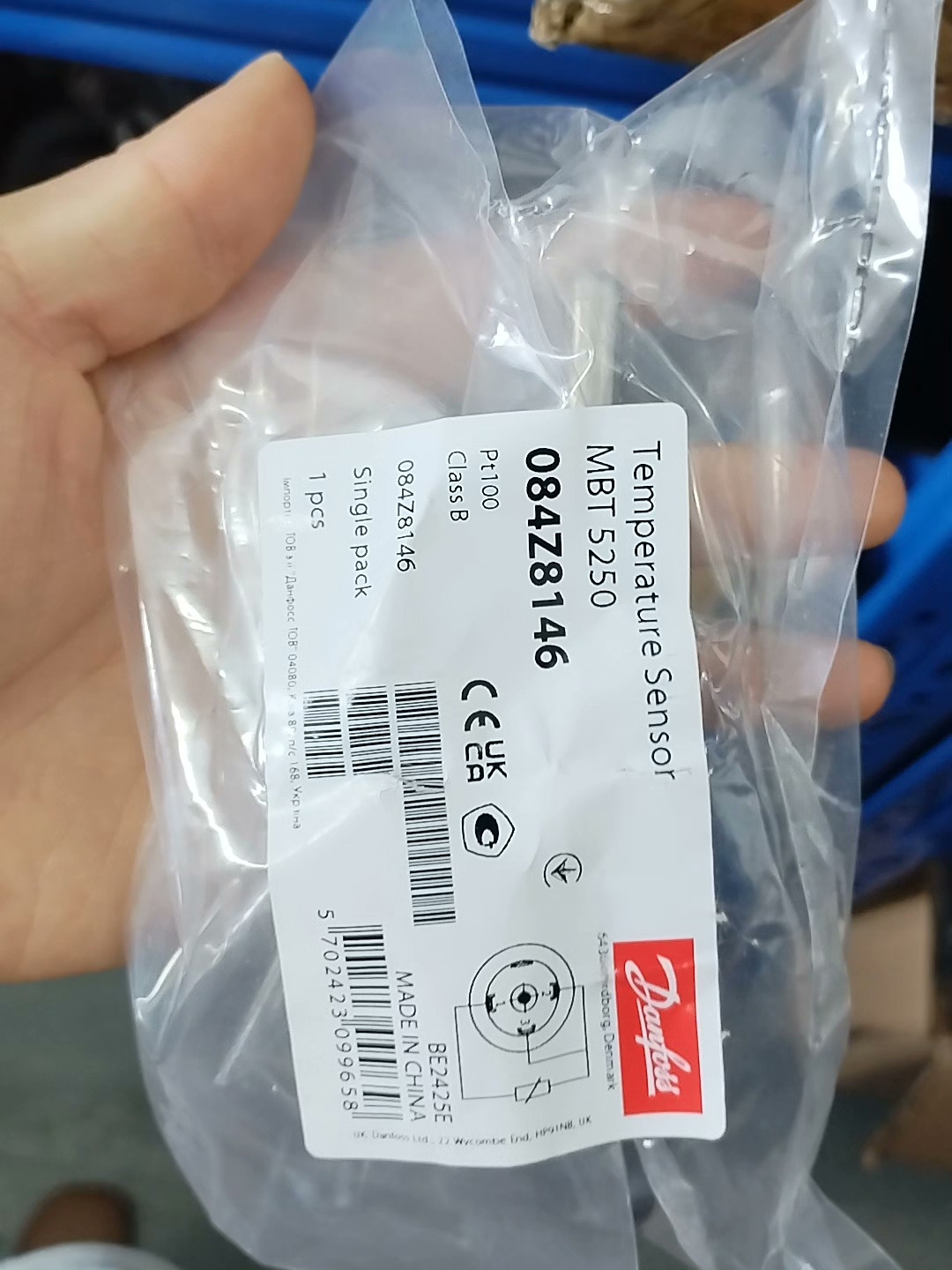 丹佛斯温度传感器MBT5250 084Z8146全新原厂件现