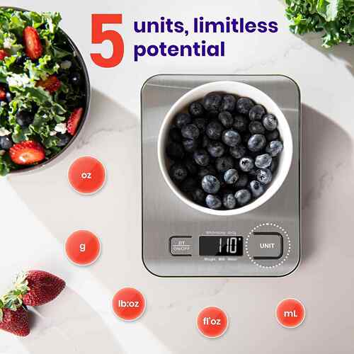 Food Kitchen Scale Digital Grams and Ounces for Weight Loss