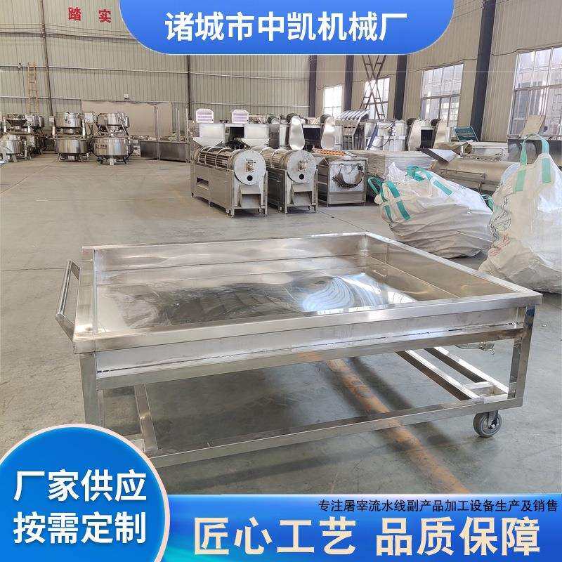 屠宰流水线设备 不锈钢猪副产品暂存工作台 猪牛羊肉切割剁肉台