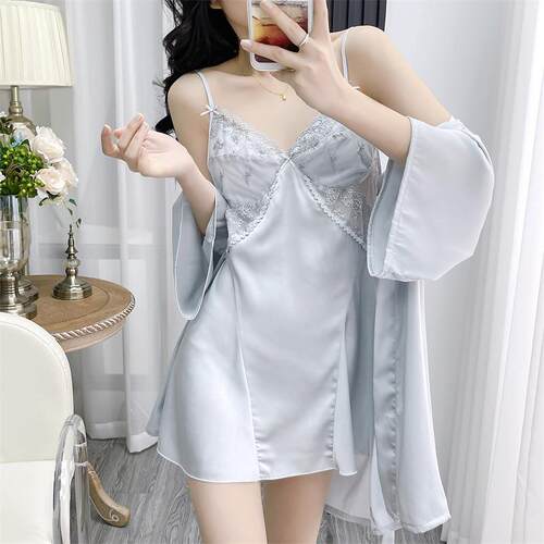 Exquisite lace edge with chest cushion suspender