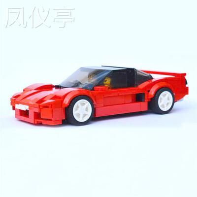 跨境MOC积木42683-本田NSX(NA1)小颗粒跑车系列兼容汽车模型
