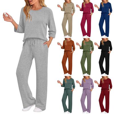 Womens Lounge Sets 2 Piece Matching Pajamas Fall Fashion