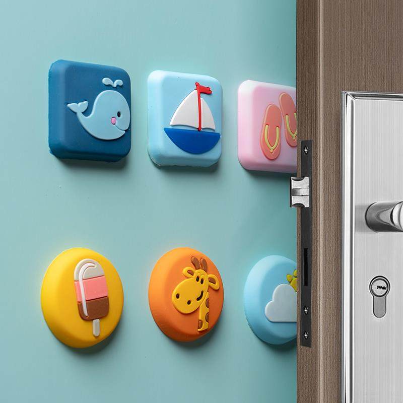 开门防撞缓冲器门把手防撞垫门贴家用门后硅胶床头冰箱卡通墙贴门,收纳整理,桌脚垫,淘宝优惠券,粉丝福利购,淘宝优惠卷