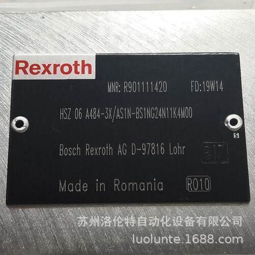 R901111420 HSZ06A484-3X/AS1N-BS1NG24N11K4M00 液压元件